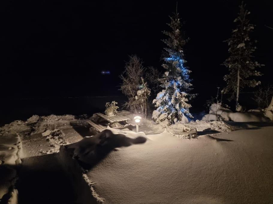 Huvila Eraemaajaerven Rannalla Taivalkoskella Jokijarvi  Exterior photo