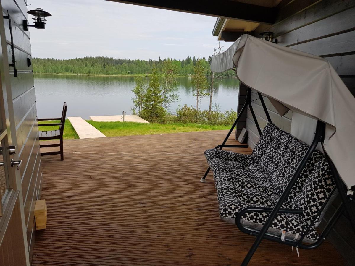 Huvila Eraemaajaerven Rannalla Taivalkoskella Jokijarvi  Exterior photo