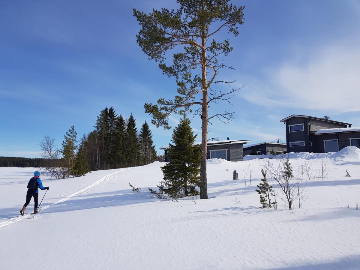 Huvila Eraemaajaerven Rannalla Taivalkoskella Jokijarvi  Exterior photo